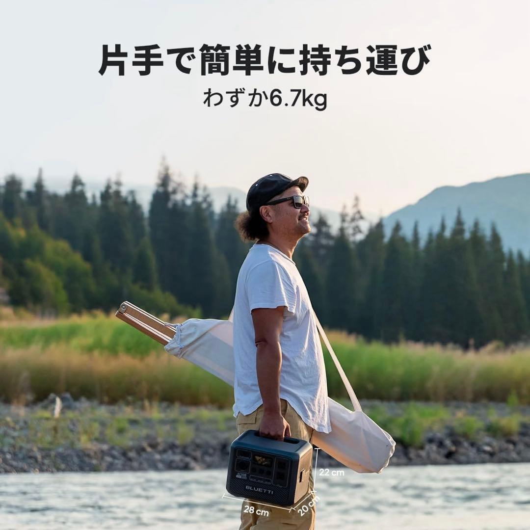 【新品】BLUETTI ポータブル電源 AC50B 448Wh/700W