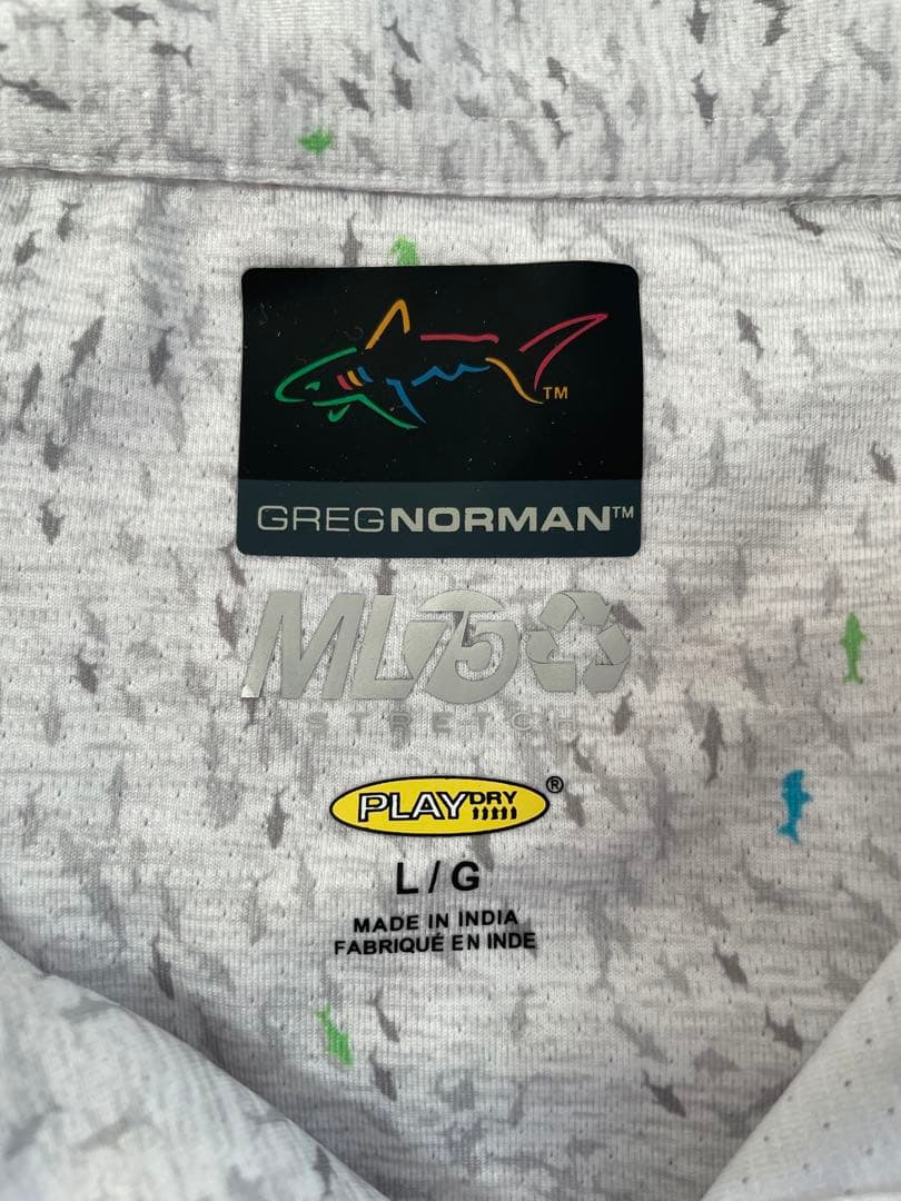 【新品タグ付】GREG NORMAN ポロシャツ WAILEA MAUI ロゴ