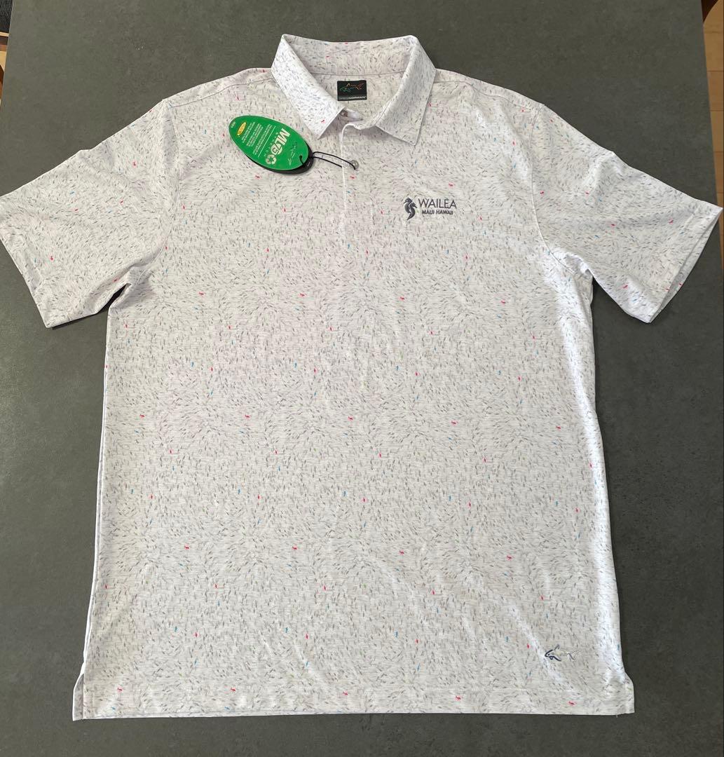 【新品タグ付】GREG NORMAN ポロシャツ WAILEA MAUI ロゴ