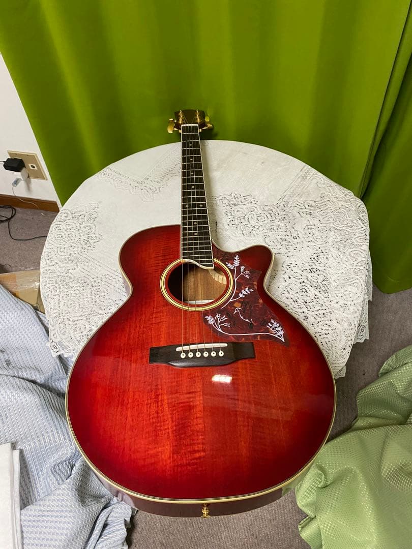 メ*1様 極上美品　ハミングバードK Garage エレアコ　音出し良好　アコギ