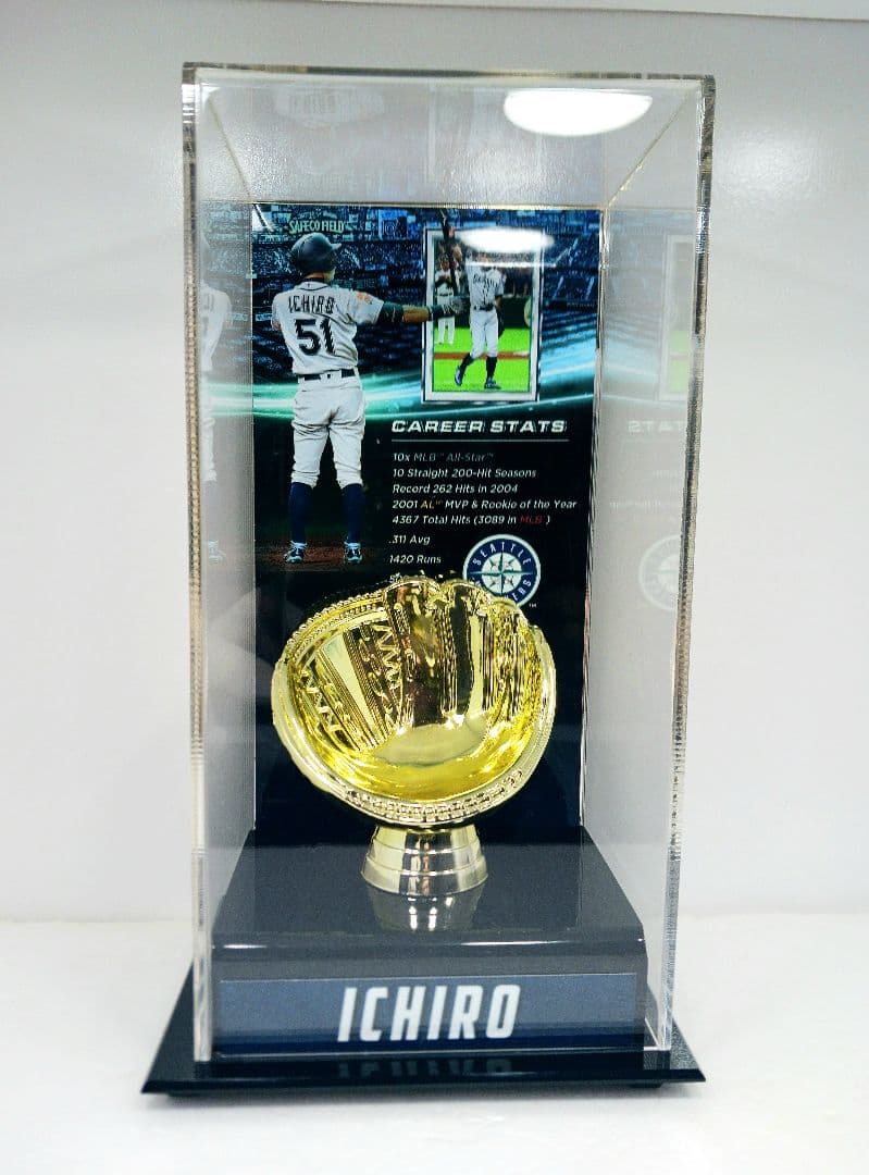 イチロー 引退記念 サインボール ディスプレイケース