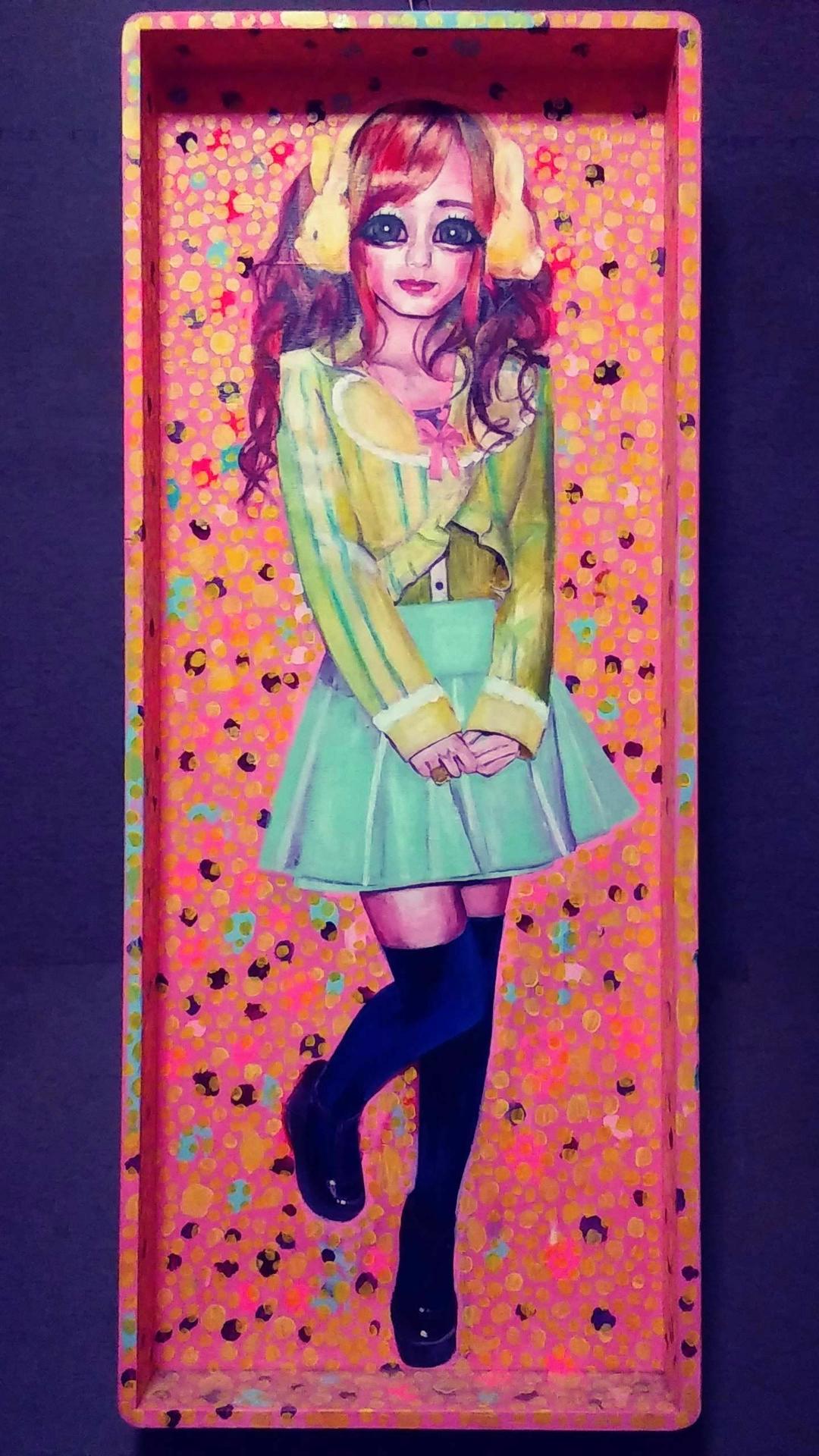 あさくら画廊の箱の中の女の子☆