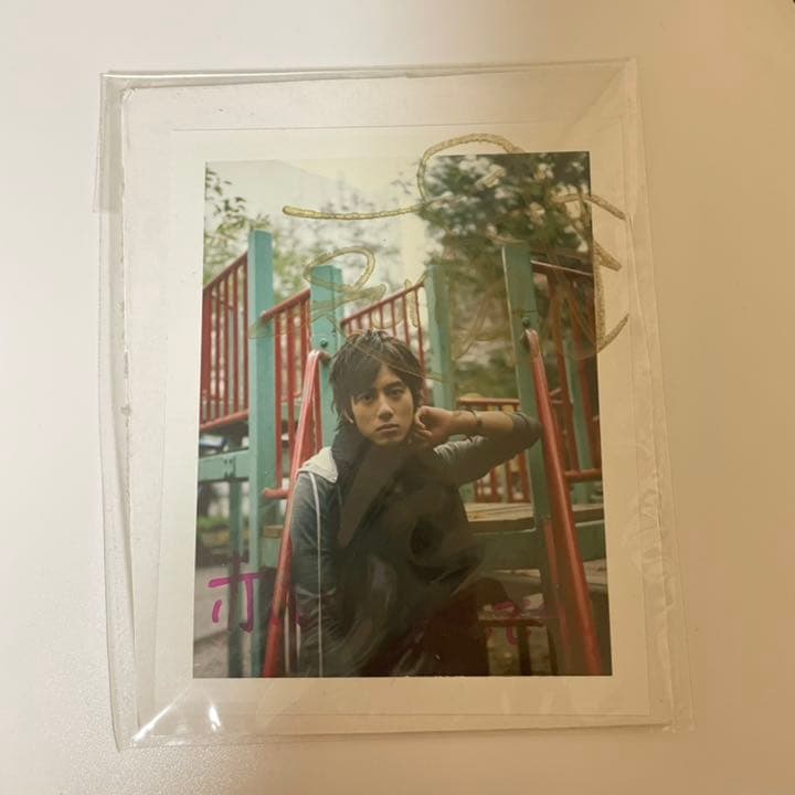 溝端淳平 直筆 写真 ポラロイド チェキ JUNON ジュノン