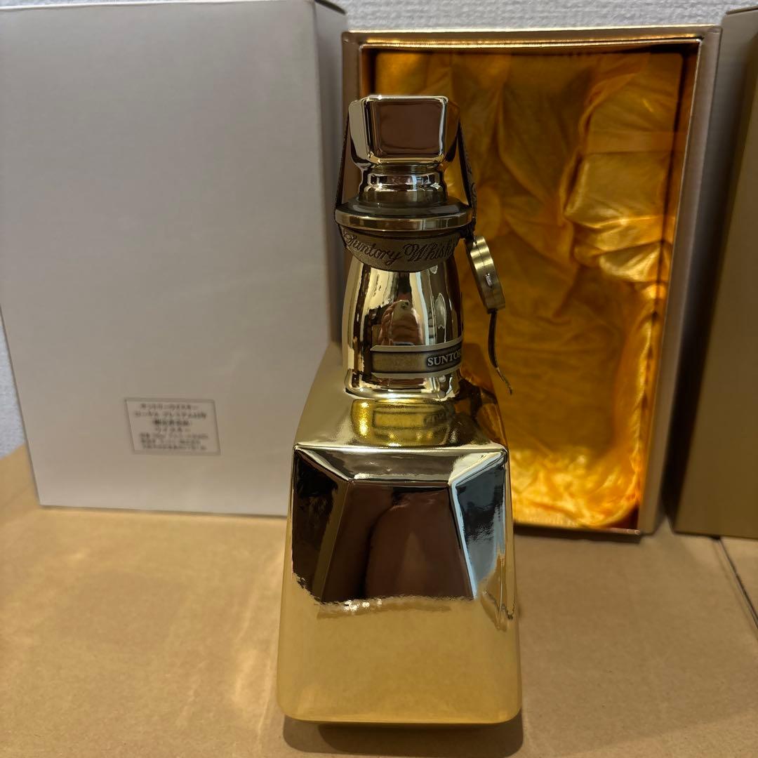 ＜非売品＞　サントリーウイスキーローヤルプレミアム15年　ゴールドボトル　箱付き