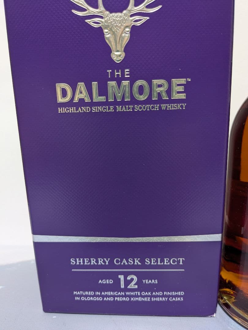 THE DALMORE ダルモア 12年 シェリーカスクセレクト 箱付き。