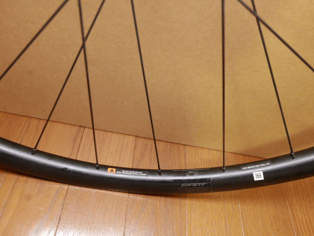 GIANT PX2 チューブレス グラベルDISCホイール ガラスコーティング済