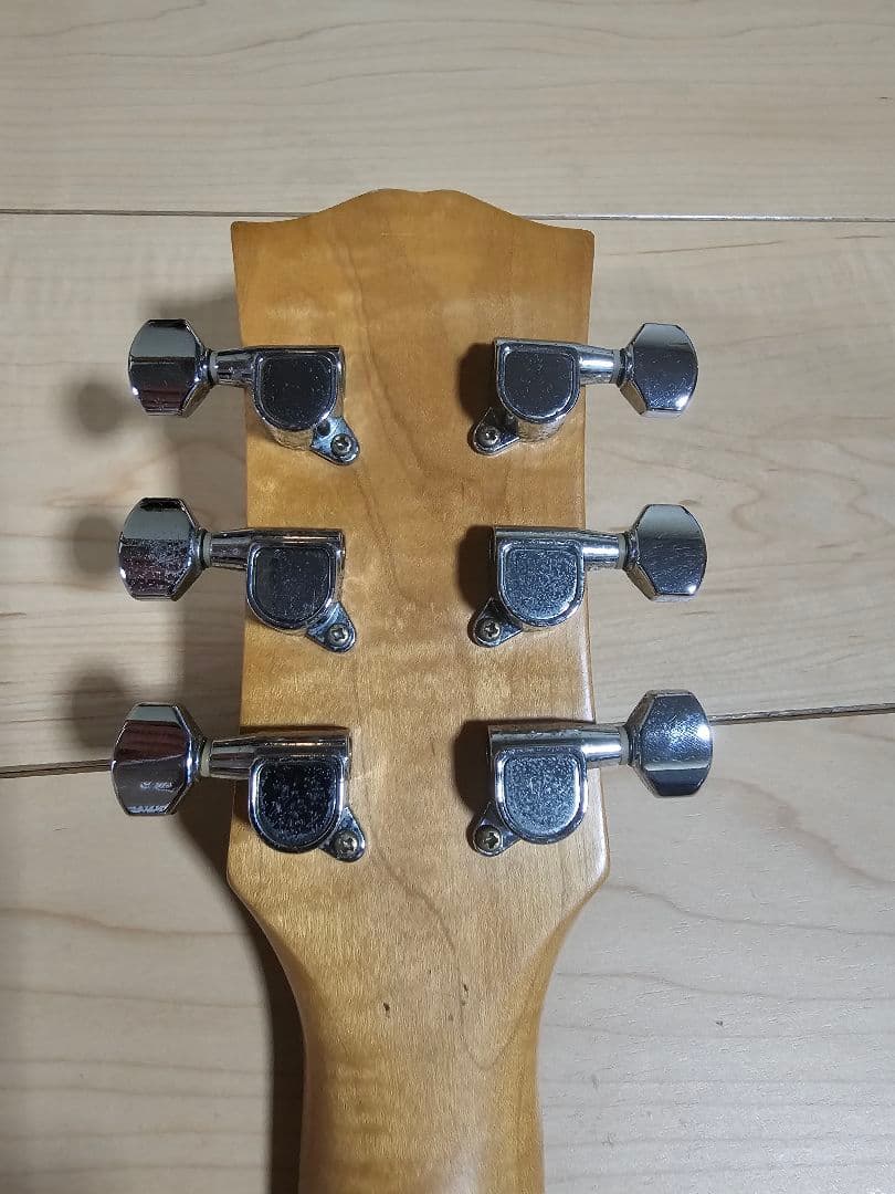 Burny レスポールタイプ エレキギター シルバー