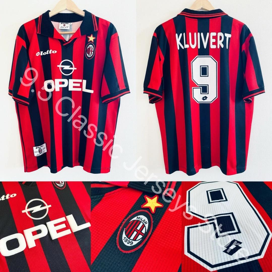 ACミラン 97/98 ホーム ユニフォーム #9 クライバート 選手仕様