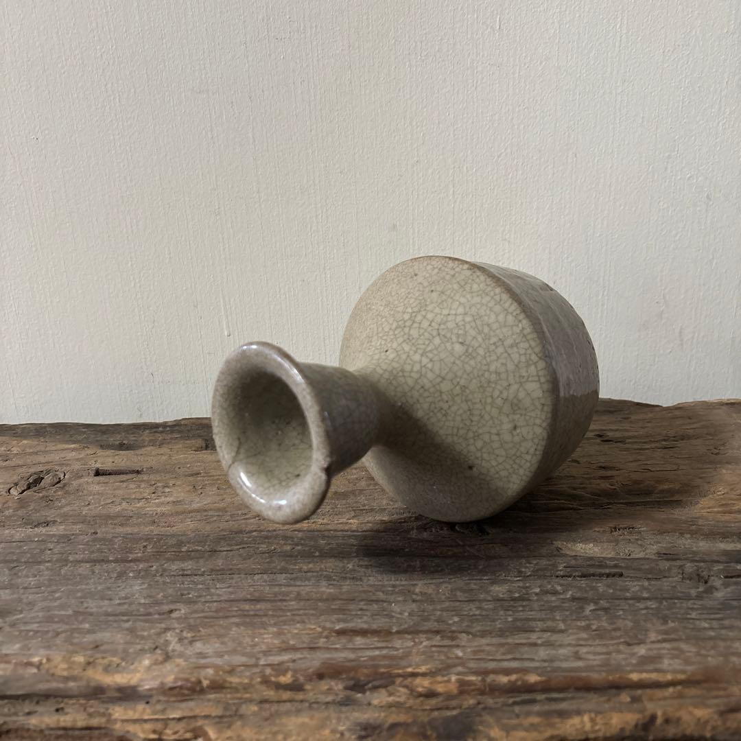 李朝瓶　徳利　花入　盤口　朝鮮古陶磁.古道具.骨董.アンティーク.井戸脇