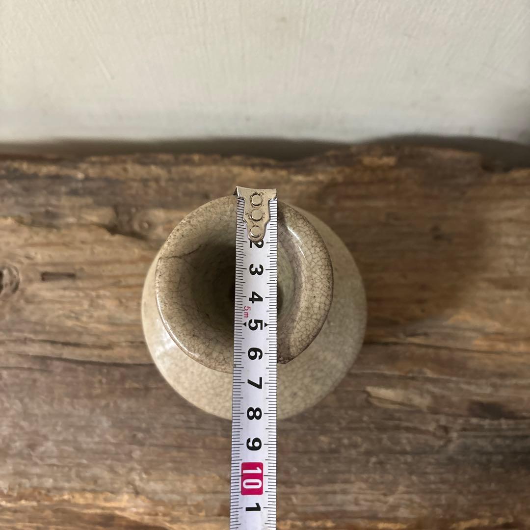 李朝瓶　徳利　花入　盤口　朝鮮古陶磁.古道具.骨董.アンティーク.井戸脇