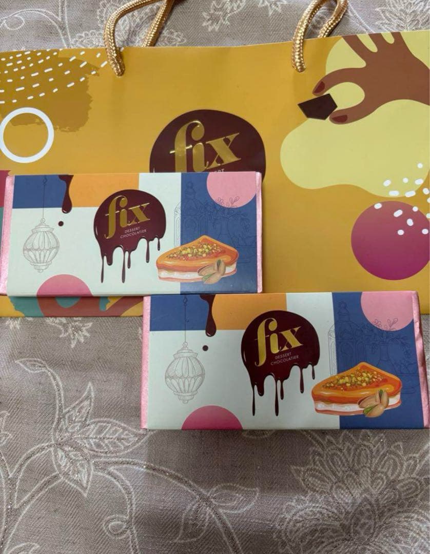 Fix dessert chocolate ピスタチオチョコレート　2枚