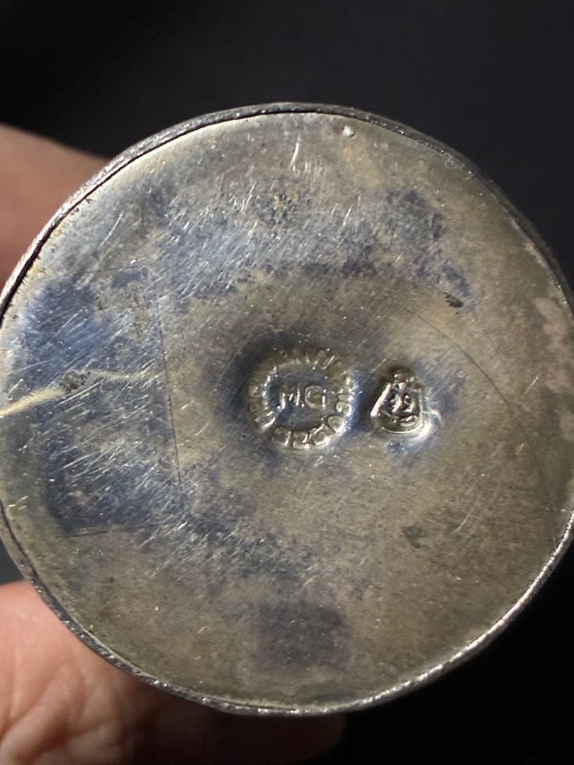 スターリングシルバー925調味料入れ 2点セットメキシカンシルバー約67g