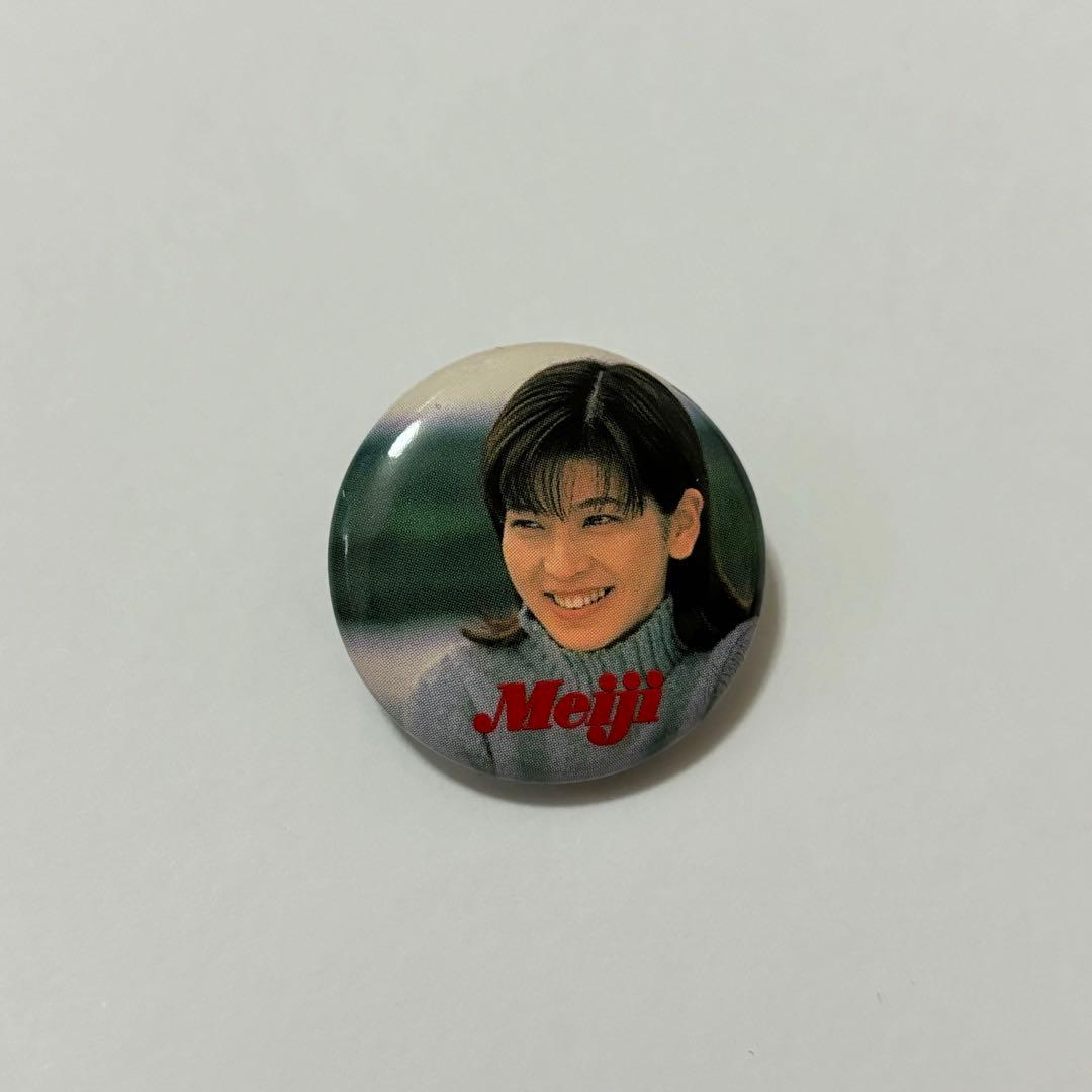 希少　レア　Meiji 森高千里　缶バッジ メルティキッス　24個セット