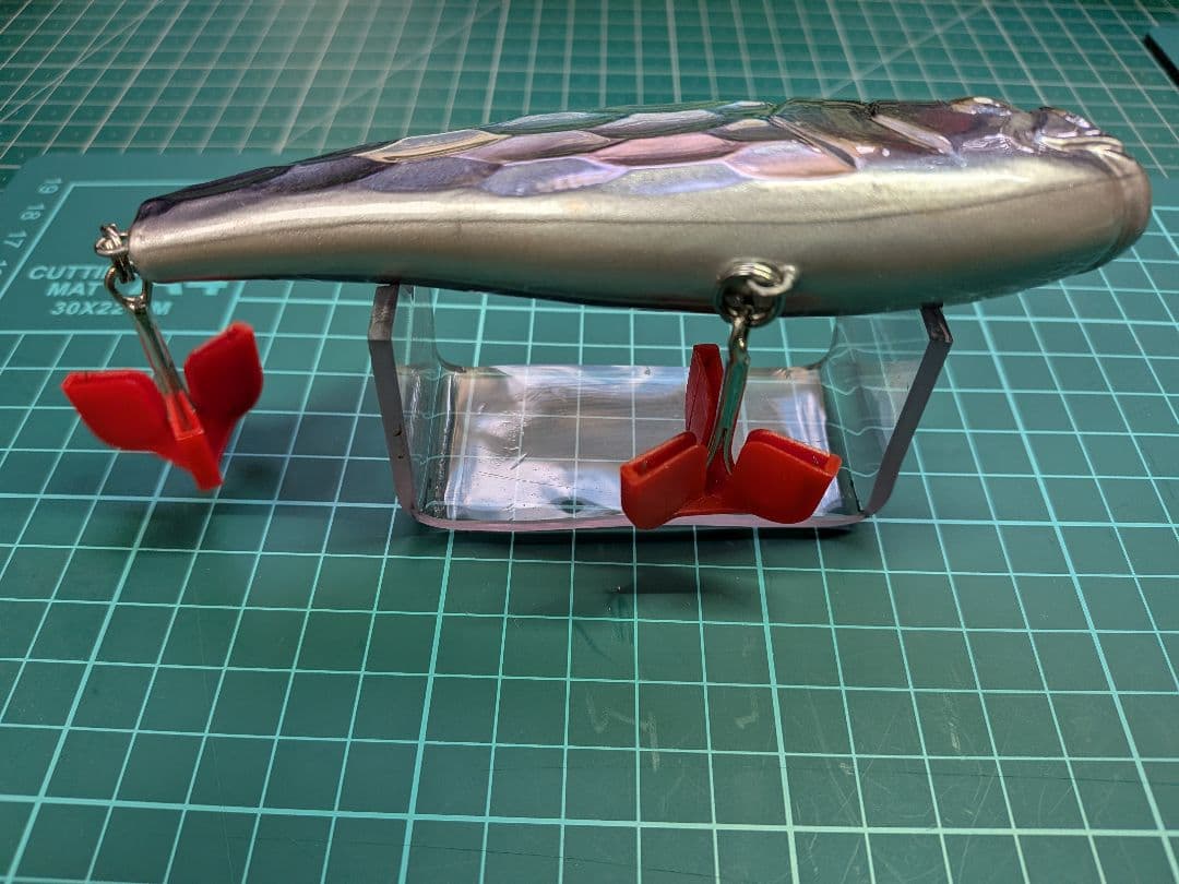 希少美品ミラクルワークスビリケンハンドメイドウッドルアー　 ウメイロ12.5cm