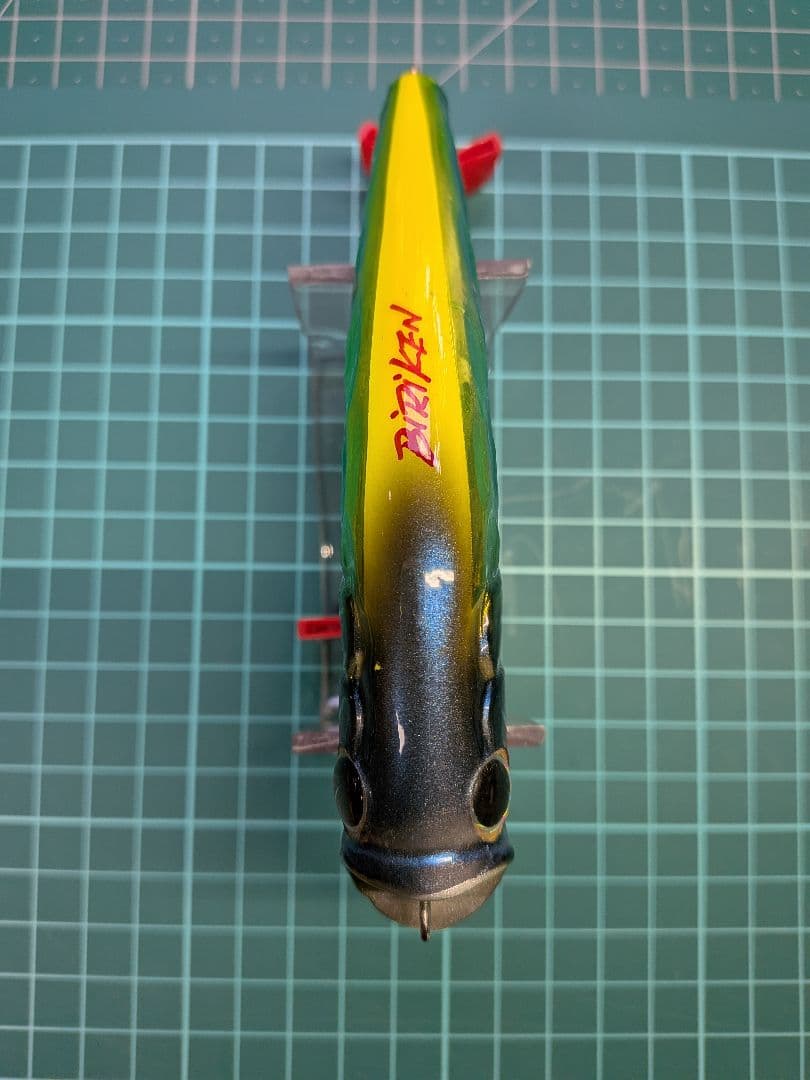 希少美品ミラクルワークスビリケンハンドメイドウッドルアー　 ウメイロ12.5cm