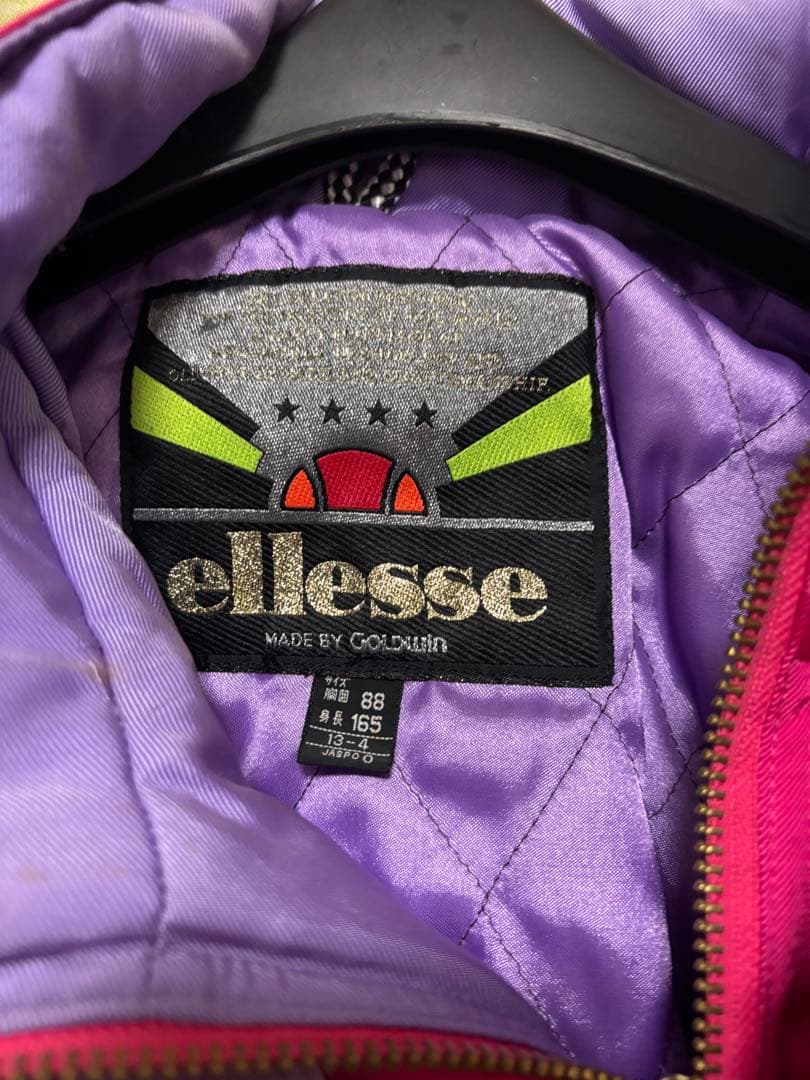 ellesse ピンク ストライプ ジャケット 165