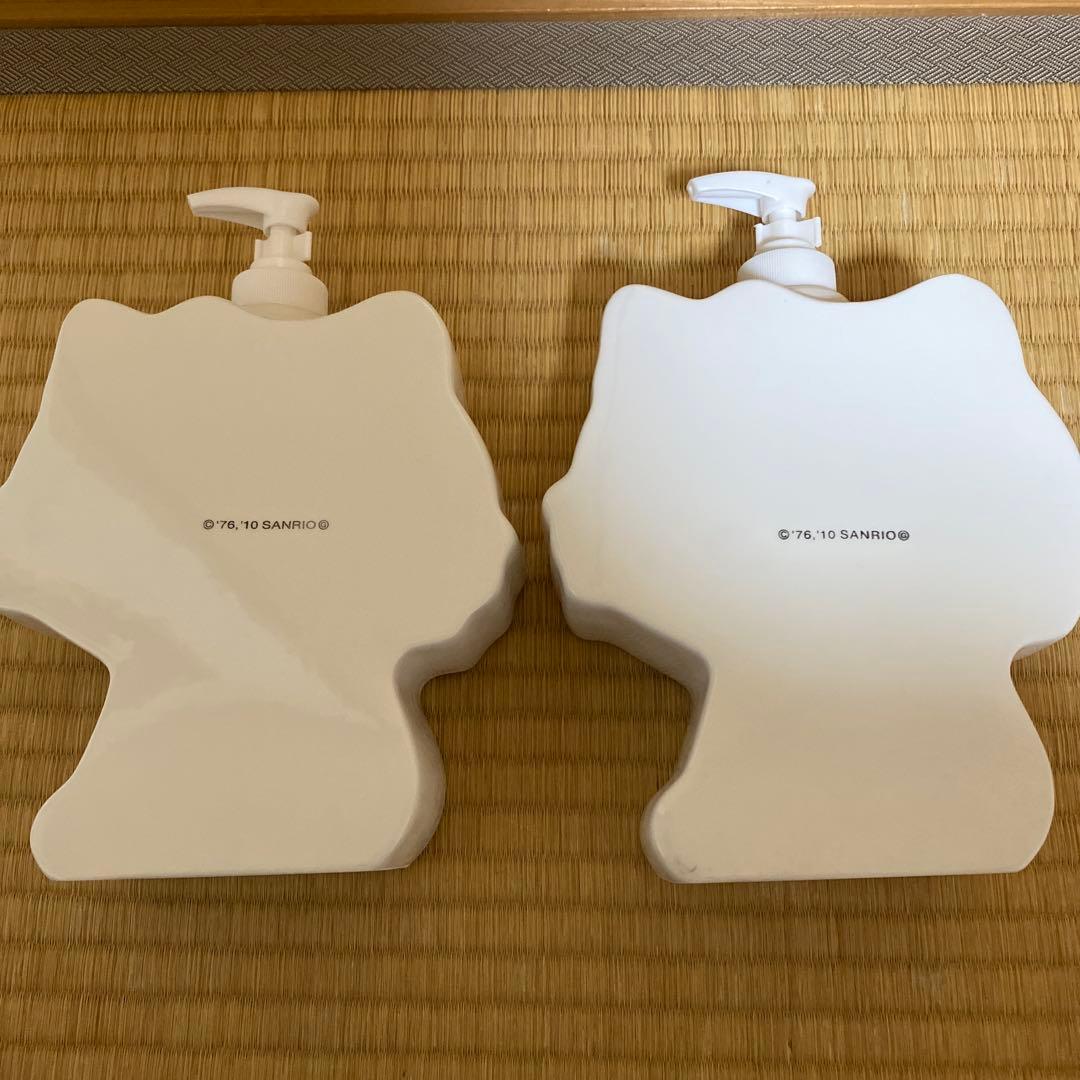 超レア！レトロキティ陶器シャンプーボトル　赤　青セット
