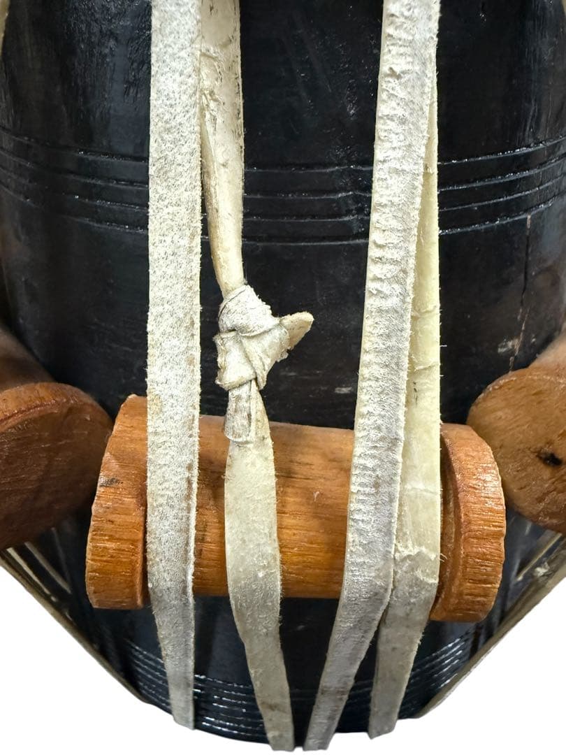 タブラセット（バヤン・ダヤン）インド民族楽器 伝統打楽器　ビンテージ