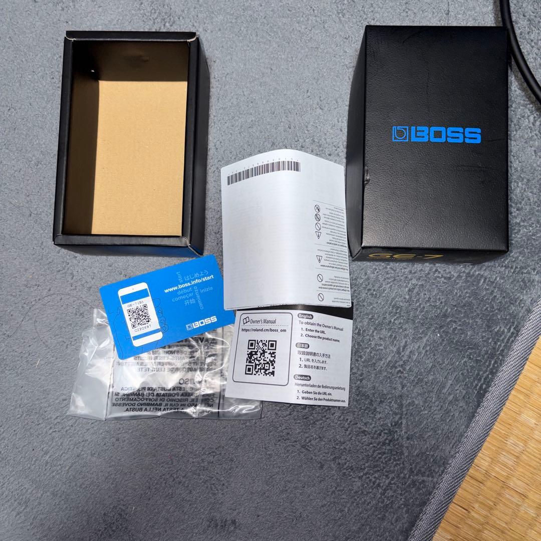 【新品同様】BOSS equalizer イコライザー GE-7