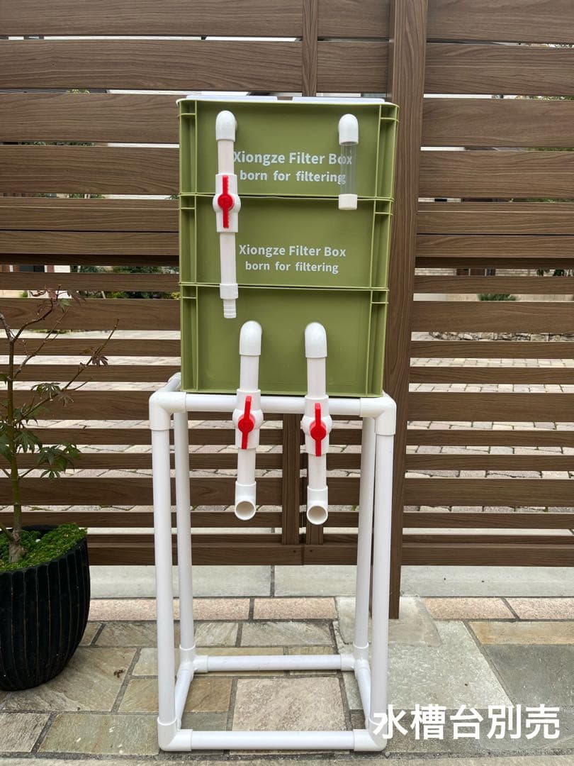 水中ポンプお任せ濾過材付きフルセット 水槽池用濾過器フィルター到着すぐ使える状態