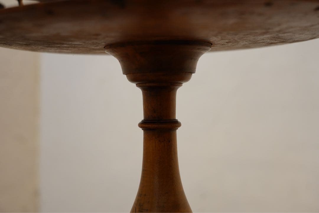 フランスアンティーク　回転棚　古木　1800年代　棚　回転　テーブル　シェルフ