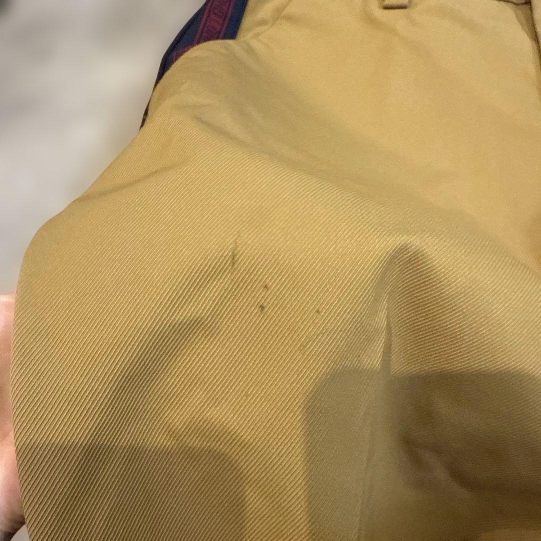 MARK&LONA スカル刺繍 ベージュパンツ　50