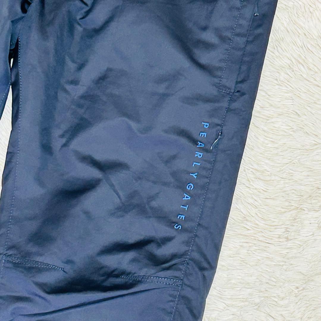 PEARLY GATES 防風防寒メンズナイロンパンツ　ネイビー　Lサイズ