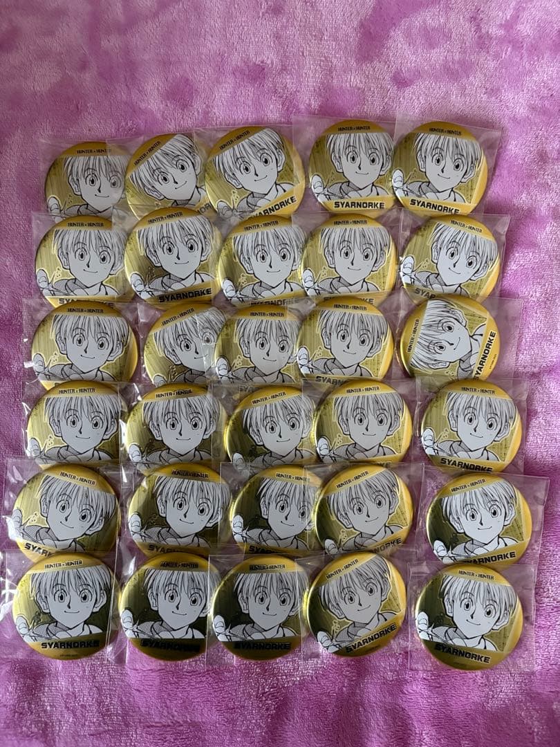 ハンターハンター シャルナーク 缶バッジ アクスタ まとめ売り