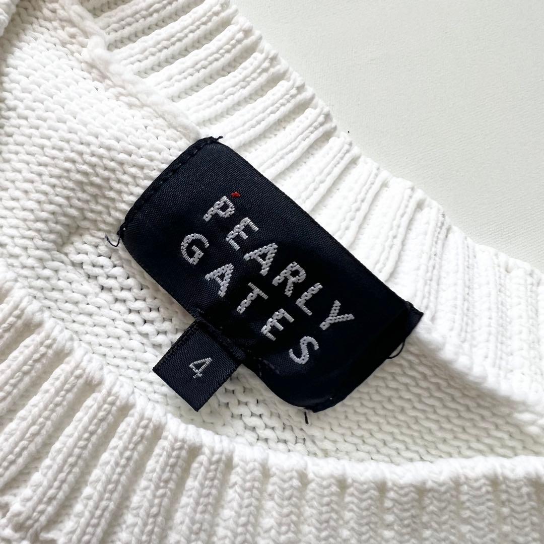 Pearly gates パーリーゲイツ　ラビット　ニット　セーター　うさぎ　白