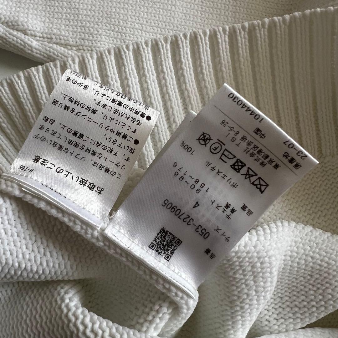 Pearly gates パーリーゲイツ　ラビット　ニット　セーター　うさぎ　白