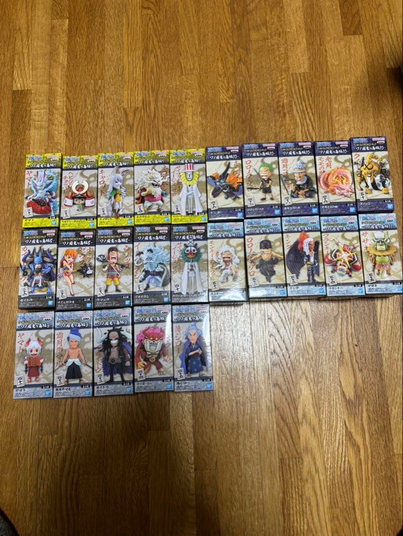 未開封 ワンピース ワーコレ ワノ国鬼ヶ島編 フルコンプセット55体