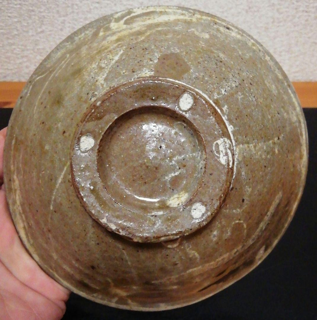 大徳寺書付　柴田正作　銘『孫水』　灰釉　茶碗　共箱　共布　茶道具