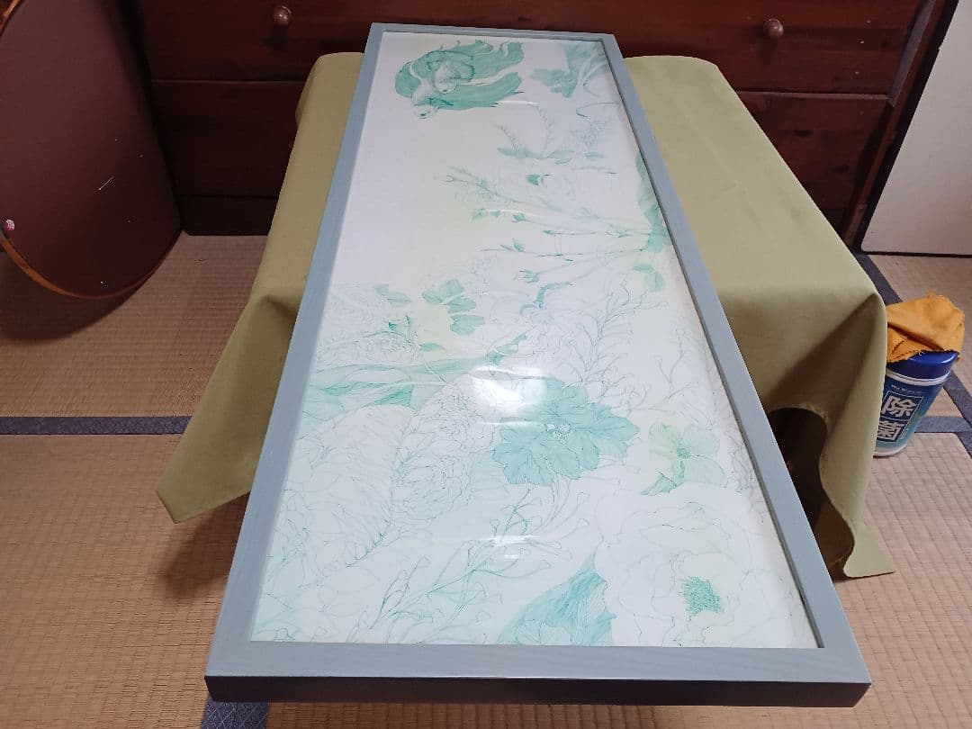 作者不明　「ネオタキシード」(仮題)　　肉筆ペン画　細密画　ヒグチユウコ彷彿