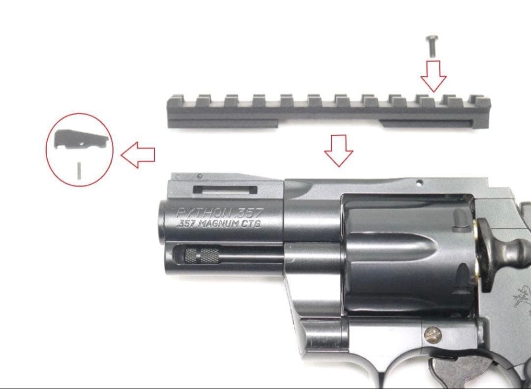 COLT PYTHON 357mag 2.5インチ