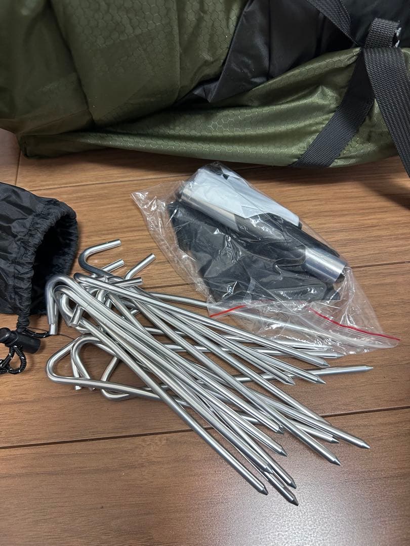 TOMOUNT トンネルテント　2ルームテント　ポリエステル　フルセット