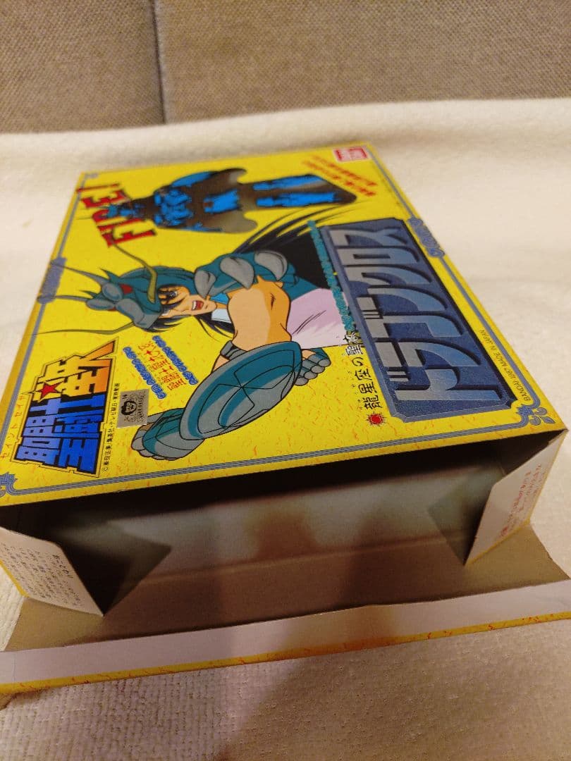 美品　激レア！当時モノ　聖闘士星矢　紫龍　ドラゴンクロス　扉絵、扉窓　1987