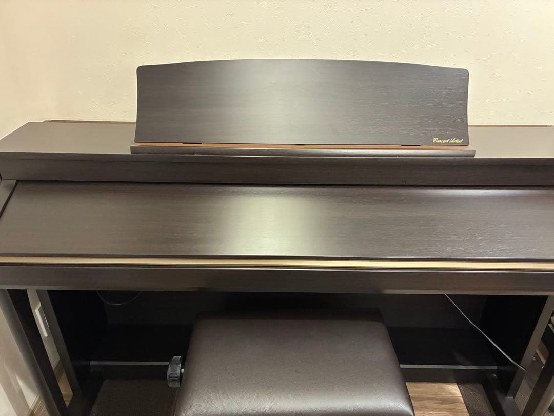 カワイ電子ピアノCA67R、椅子