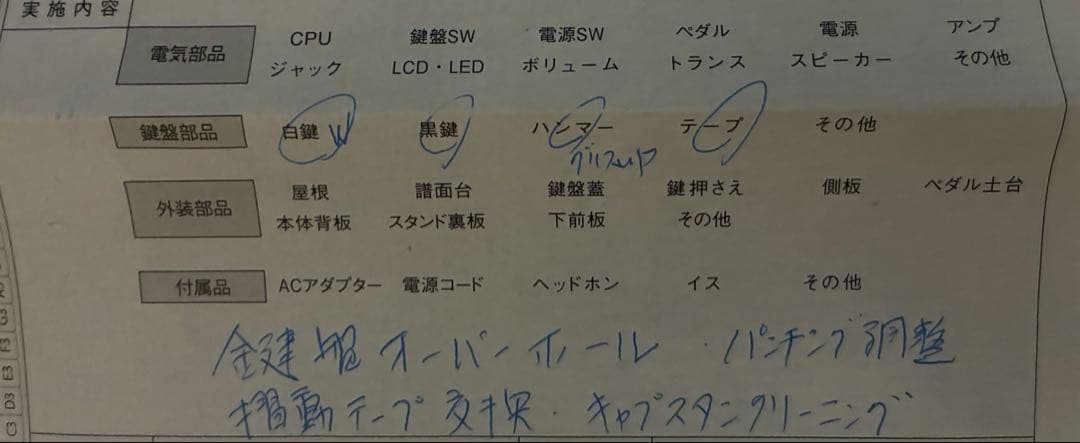 カワイ電子ピアノCA67R、椅子