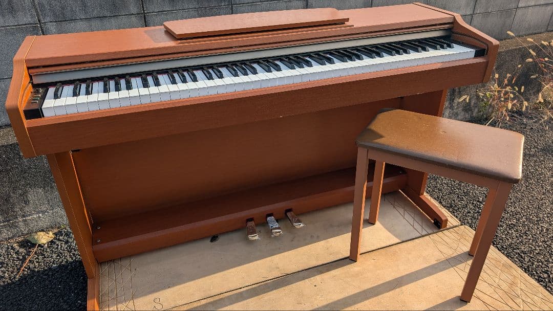 送料込み YAMAHA 電子ピアノ YDP-J7000 04年製激美品激可愛い♥