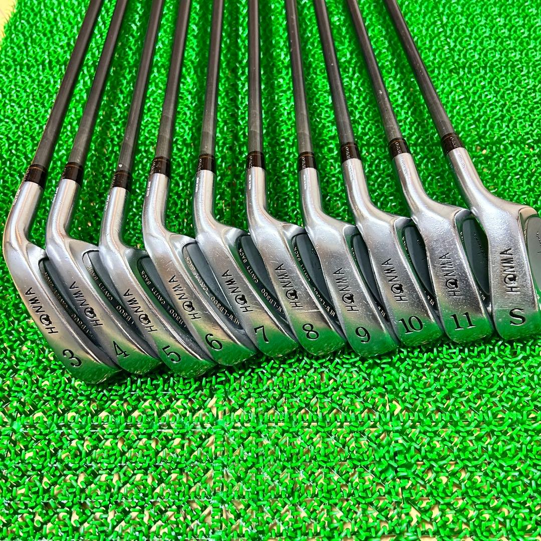 HONMA本間　アイアン・セット　NEW LB300 3〜Sまで10本セット