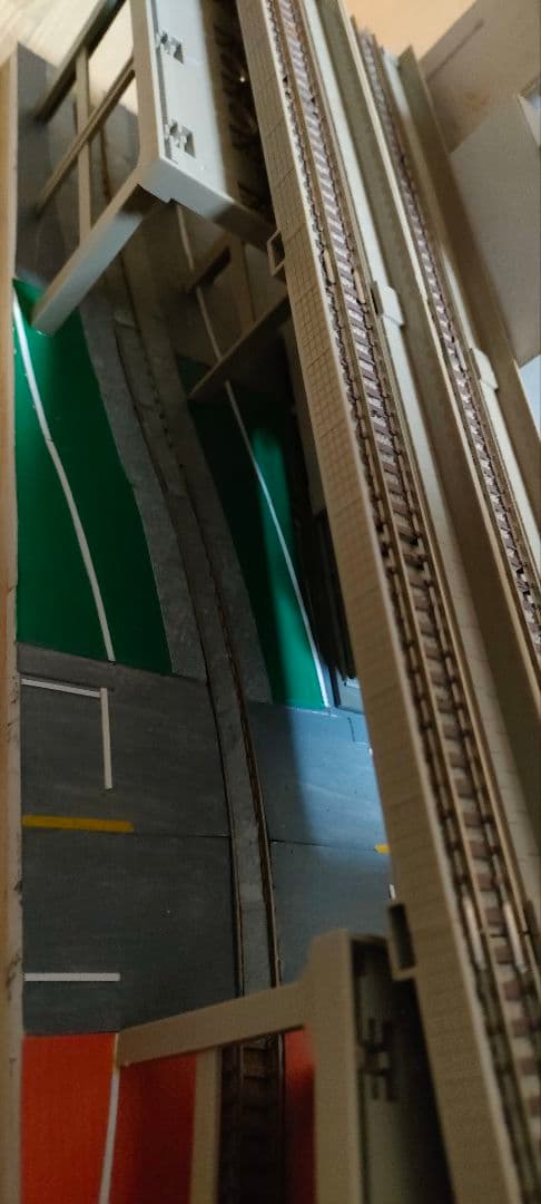 Nゲージ ジオラマ　製作途中