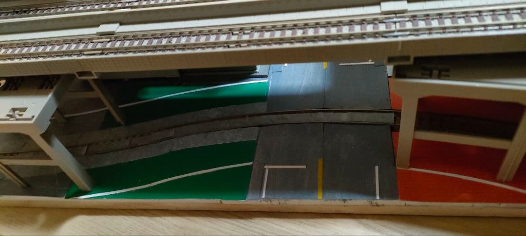 Nゲージ ジオラマ　製作途中