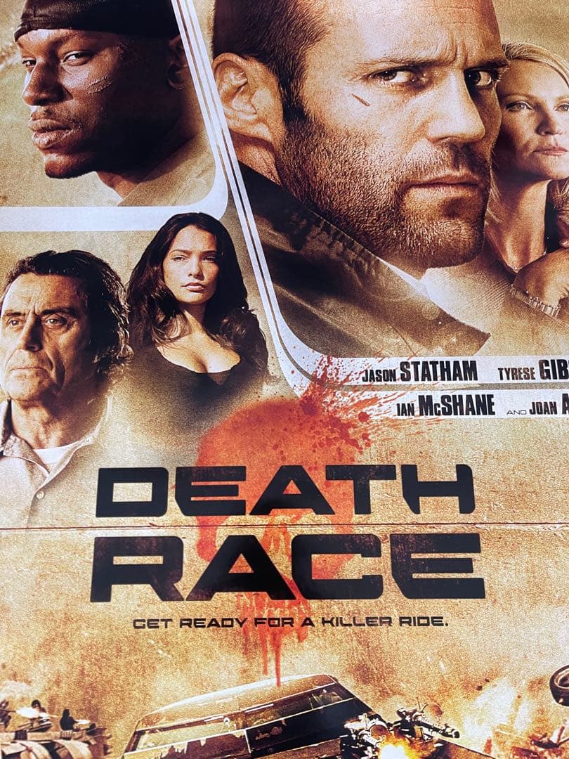 *枚数限定*映画館用両面印刷ポスターUS版:デス・レース ジェイソンステイサム