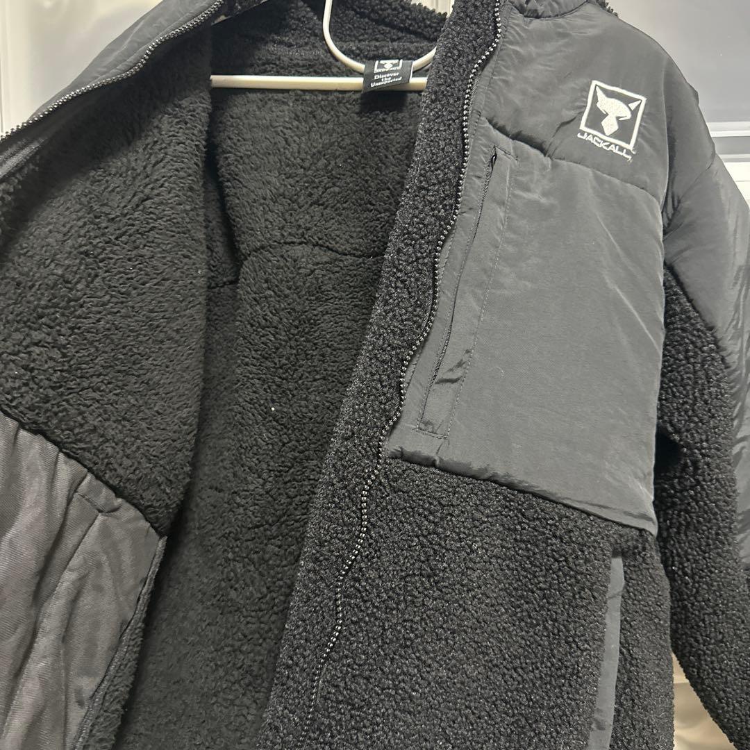 ジャッカル フリースフーディジャケット ブラック Sサイズ　値段交渉OK