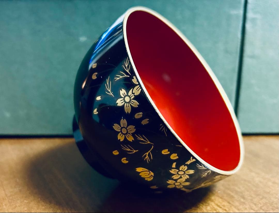 金沢　中山塗器　揃黒元禄 金彩蒔絵 漆器　15点セット