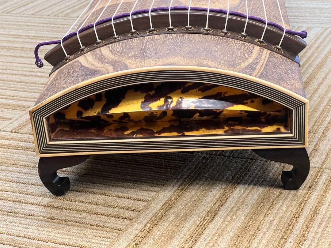 ［珍品］古琴 極上琴柱 白象 送料込み