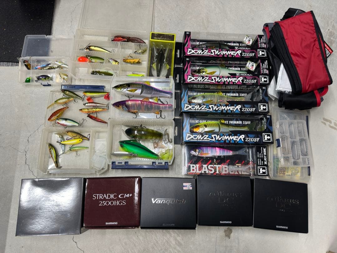 引取りのみ！！　バス釣り　引退セット　超大量セット　未使用品多数有