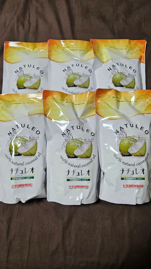 ココナッツオイル　ナチュレオ　６本