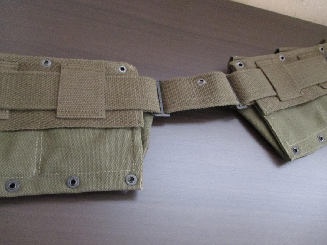 新品　OD色　レプリカ　米軍　M1937　BAR　マガジンベルト　ピストルベルト