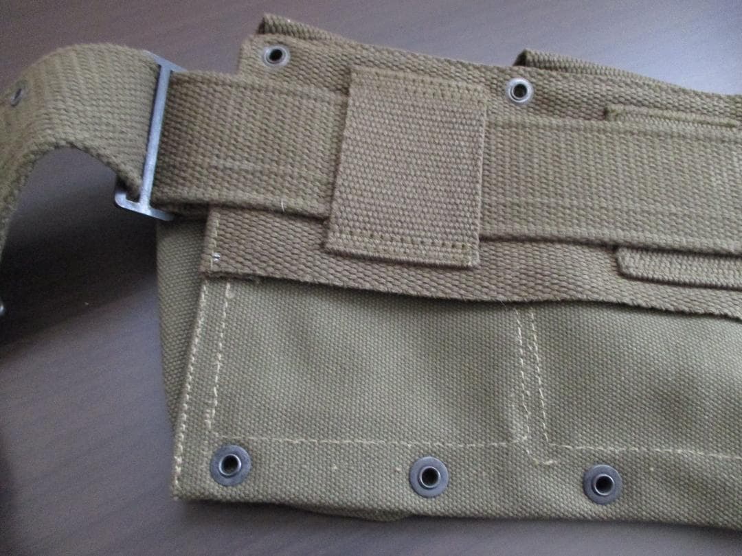 新品　OD色　レプリカ　米軍　M1937　BAR　マガジンベルト　ピストルベルト